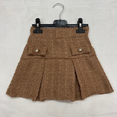 Grossiste Esther Casual - Jupe tweed avec deux boutons