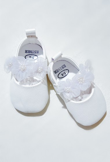 Newborn baby girl shoe