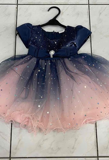 Wholesalers ESTHER PARIS - Dress with sequins and bow