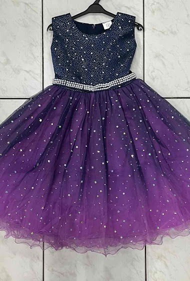 Wholesalers ESTHER PARIS - Dress with sequins and bow
