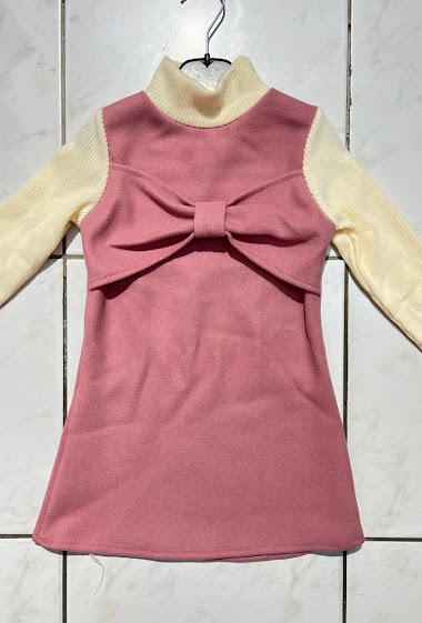 Wholesalers Esther Casual - 2 in 1 dress with a bow