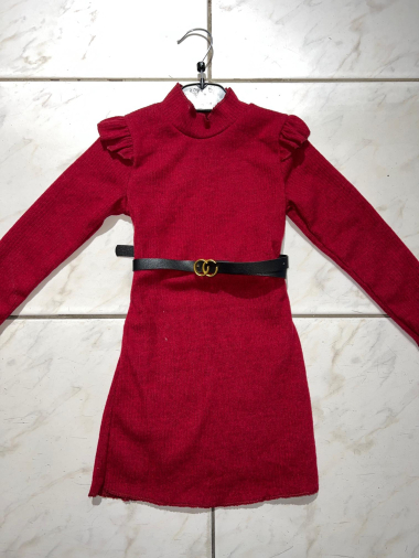 Wholesaler Esther Casual - Dress with thin belt