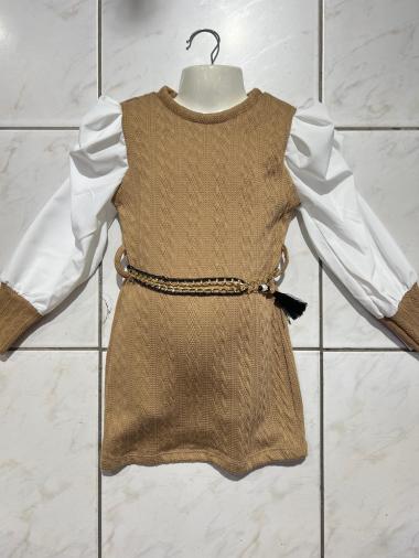 Wholesaler Esther Casual - Dress with belt
