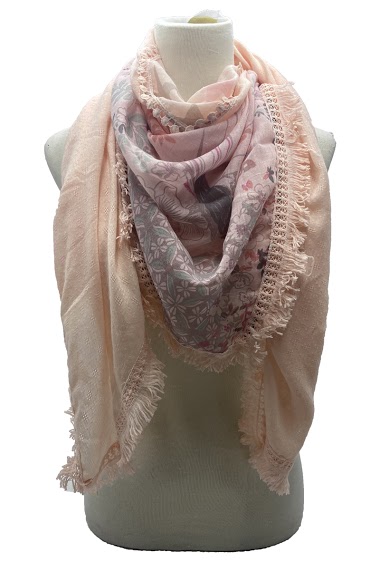 Wholesaler LINETA - Big square scarf