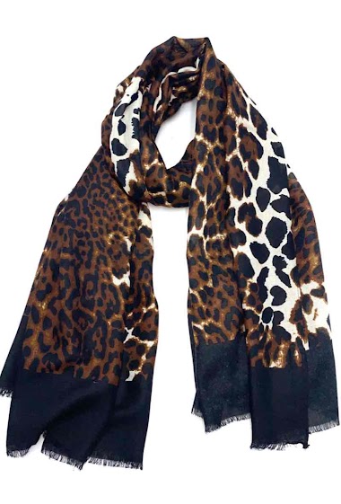 Großhändler LINETA - Leopard scarves