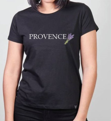Grossiste LINA - T-shirt imprimé Provence Lavande