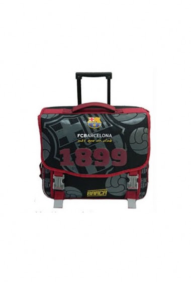 Großhändler Eurobag Créations - FC Barcelona wheels schoolbag