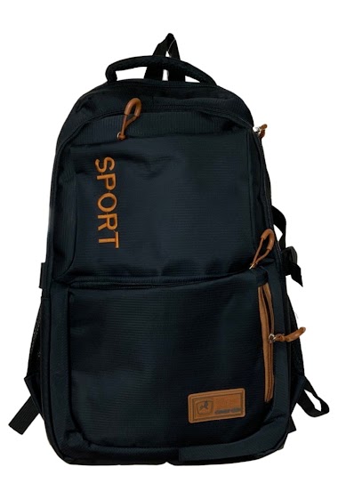Wholesaler EUROBAG - Classic black gym backpack