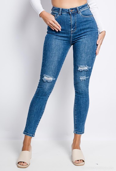 Großhändler EVERYDAY JEANS - Ripped skinny jeans