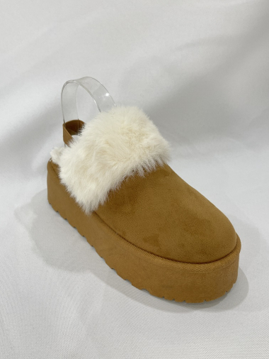 Wholesaler Exquily - Fur-lined ankle boots