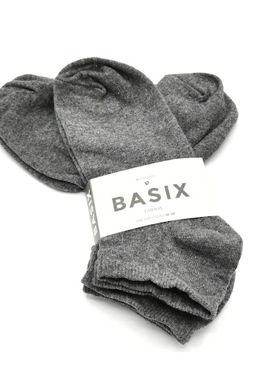 Wholesaler Fabsox - BASIX TRIO GREY