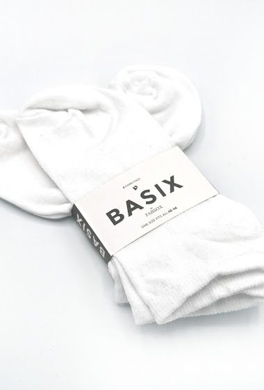 Grossiste Fabsox - BASIX TRIO WHITE