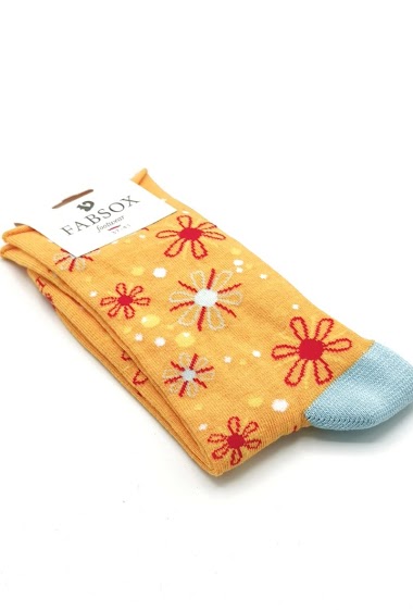 Wholesaler Fabsox - GRAPHIC FLOWERS 1