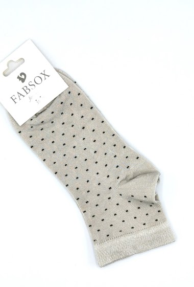 Grossiste Fabsox - VISCOSE POIS GRIS