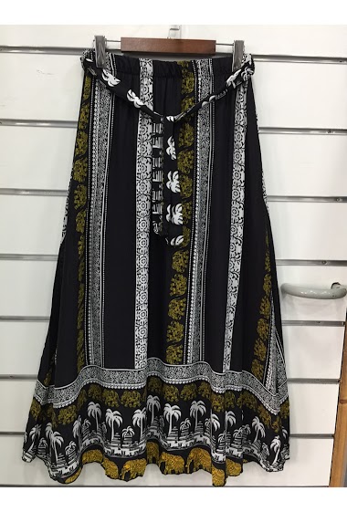 Wholesaler Fafa Diffusion - Belt decorated A shape skirt