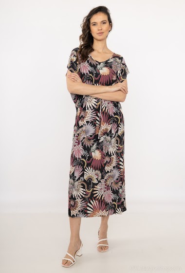 Wholesaler Fafa Diffusion - Short sleeve long dress