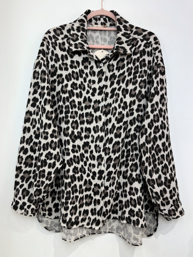 Wholesaler FANFAN - Leopard print shirt