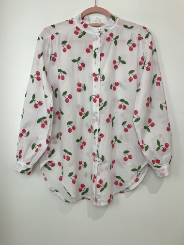 Wholesaler FANFAN - Shirt with cherry prints