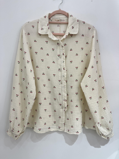 Wholesaler FANFAN - cotton gauze shirt