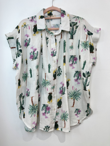 Wholesaler FANFAN - Short-sleeved printed shirt