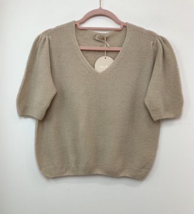 Wholesaler FANFAN - Short-sleeved sweater