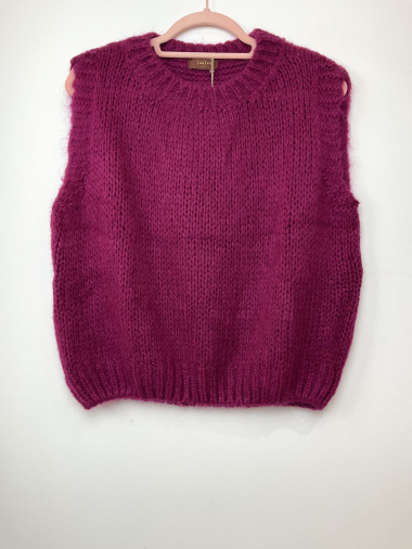 Wholesaler FANFAN - Sleeveless sweater