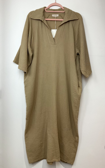 Großhändler FANFAN - Kleid aus Baumwollgaze