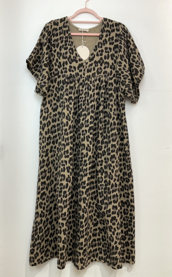Wholesaler FANFAN - leopard dress