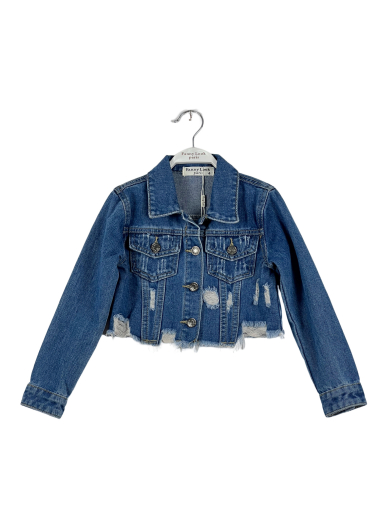 Wholesaler Fanny Look - Girl jean jacket 4-14 YO