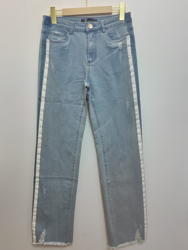 Wholesaler Farfalla Rosso - Blue cotton jeans