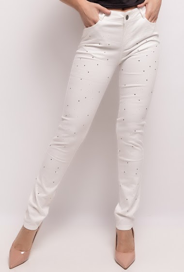 Wholesaler Graciela Paris - Embellished pants with strass