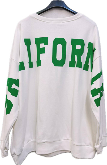 Großhändler Farfalla - „CA LIFORN IA“-Sweatshirts