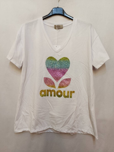 Grossiste Farfalla - T-shirts "AMOUR"