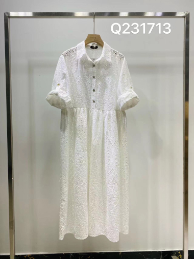 Grossiste FASHION C&Z - ROBE BRODERIE ANGLAISE