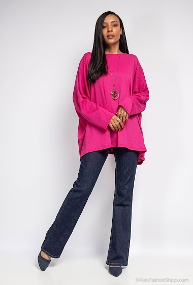 Großhändler Fatino Style - Batwing sleeves blouse