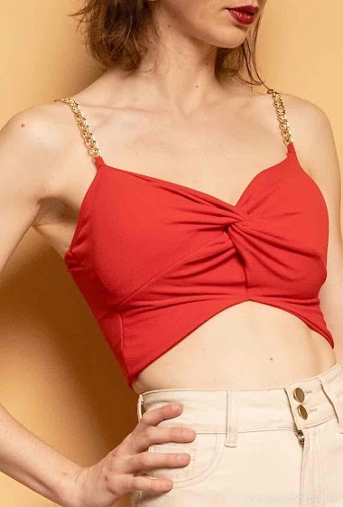 Wholesaler Fatino Style - Knotted crop top