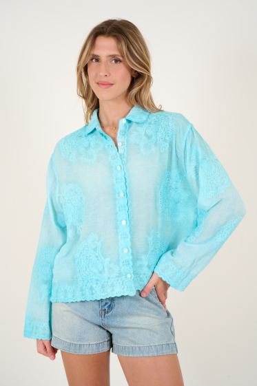 Wholesaler Feelkoo - Embroidered shirt