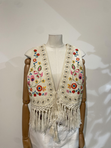 Wholesaler Feelkoo - Embroidered Vest