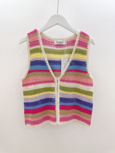 Wholesaler Feelkoo - Crochet Style Vest