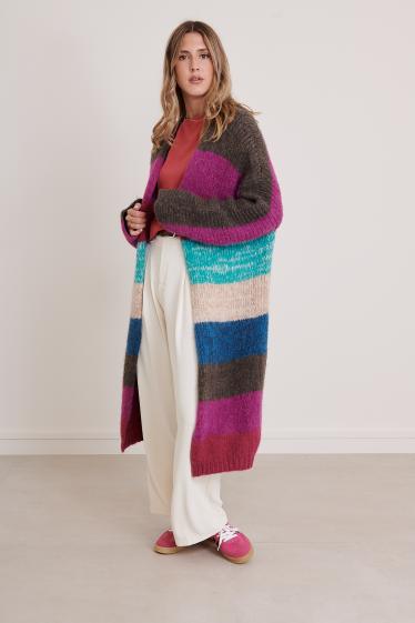 Wholesaler Feelkoo - Long wool cardigan