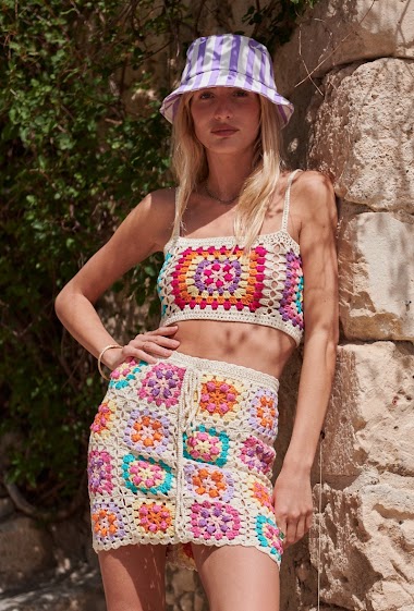 Wholesaler Feelkoo - Crochet mini skirt