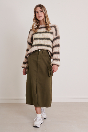 Wholesaler Feelkoo - Long cotton skirt