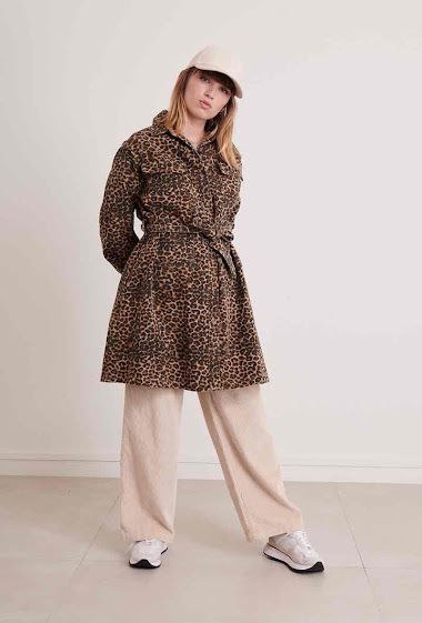 Grossiste Feelkoo - Veste robe leopard