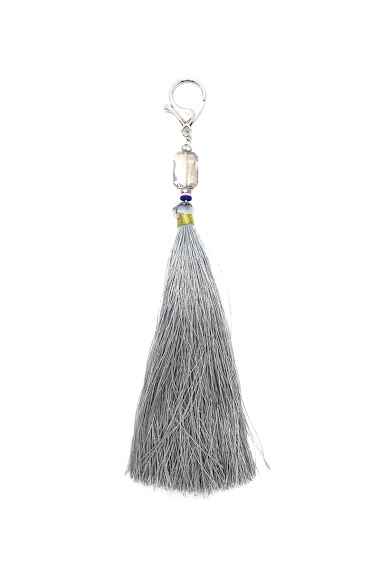 Wholesaler Feelmoon - KEY CHAIN/ BAG DECORATION WITH FRINGES AND CRYSTAL