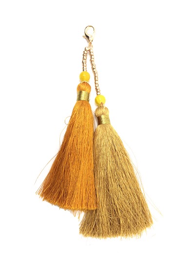 Wholesaler Feelmoon - KEY CHAIN/ BAG DECORATION WITH DOUBLE FRINGES