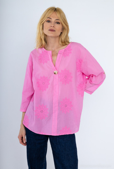Wholesaler FEELOOK - Bohemian Paquerette Marisol Shirt