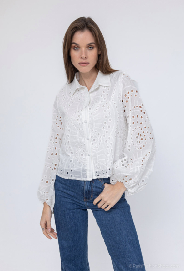 Wholesaler FEELOOK - Embroidered shirt