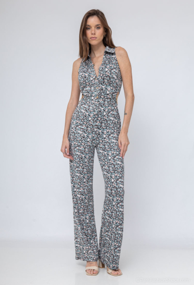 Wholesaler FEELOOK - Sleeveless patterned jumpsuit