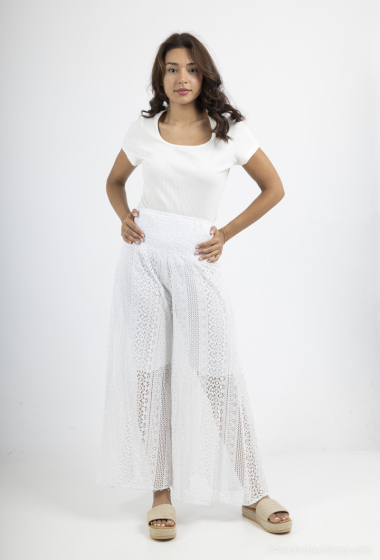 Wholesaler FEELOOK - Embroidered lace pants