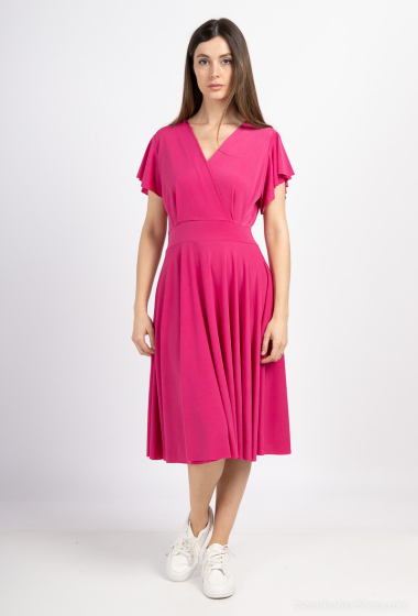 Wholesaler FEELOOK - Simple mid-length dress